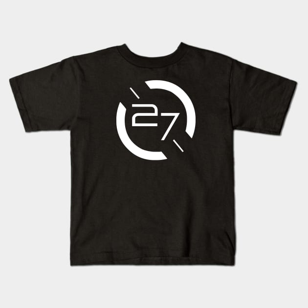 Vector 27 Circle Logo Tee Kids T-Shirt by Thaele